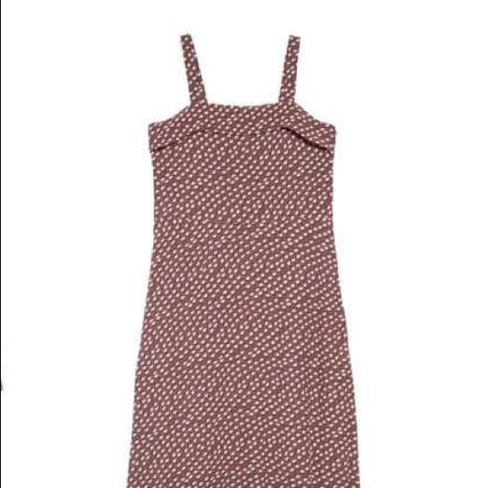 Treasure & Bond Print Sleeveless Midi Dress